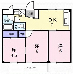 早津崎コーポの物件間取画像